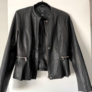 Forever 21 Faux Leather Moto Biker jacket
